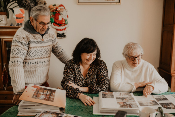Séance photo en Famille à Orléans | Cassandre & ses grand-parents