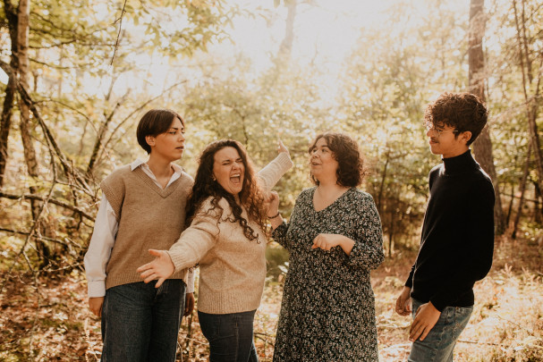 Séance famille en Forët | Aux couleurs de l'automne