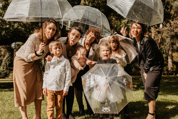 Séance famille à l'Arboretum des Grandes Bruyères